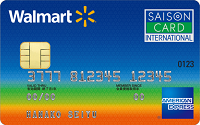 ウォルマートカード セゾン・アメリカン・エキスプレス・カード券面